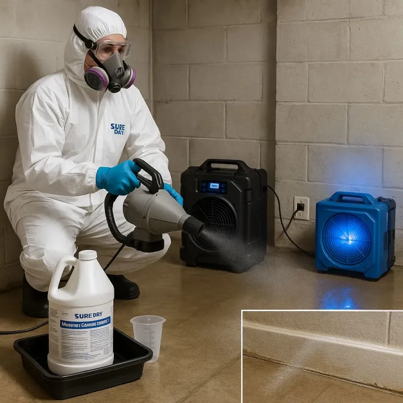 Sanitization and Odor Removal process in Windsor, VT